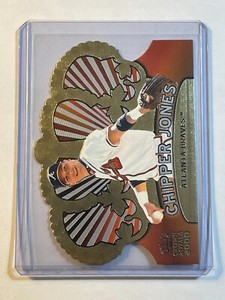 Chipper Jones 2000 Pacific Crown Royale Die Cut Insert #14 Atlanta Braves