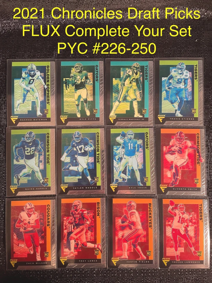 2021 PANINI CHRONICLES DRAFT PICKS FLUX CARD YOU PICK COMPLETE YOUR SET #226-250 - Image 1 of 1