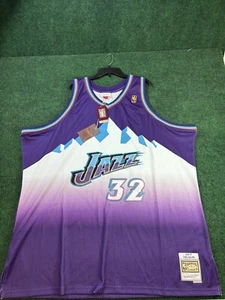 Mitchell & Ness Karl Malone Utah Jazz Men's 1996-97 Purple Swingman Jersey 4XLT - Picture 1 of 9