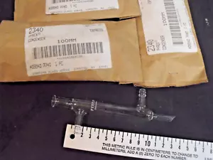 LOT of 3 - PYREX LIEBIG GLASS CONDENSER SEALED TUBE, 100mm JACKET, No. 2340 LAB - Picture 1 of 6