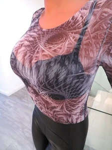 Manosque Original Stretch Sheer Designer Shirt Grey S - Bild 1 von 8