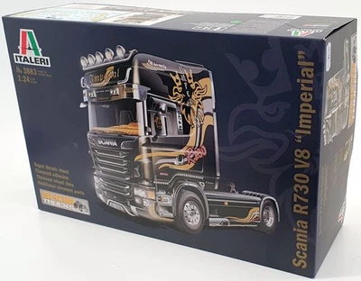 Italeri 1/24 Scale Model Truck Kit 3883 - Scania R730 V8 "Imperia" - Image 1 of 2