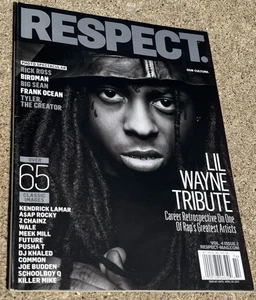 RESPECT Magazine LIL WAYNE NO LABEL Rap Hip Hop - Picture 1 of 1
