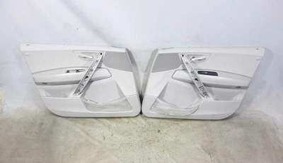 2006 BMW E83 X3 SAV заводской передней внутренней двери панели отделки кожи серый кожаный OE - Изображение 1 из 4