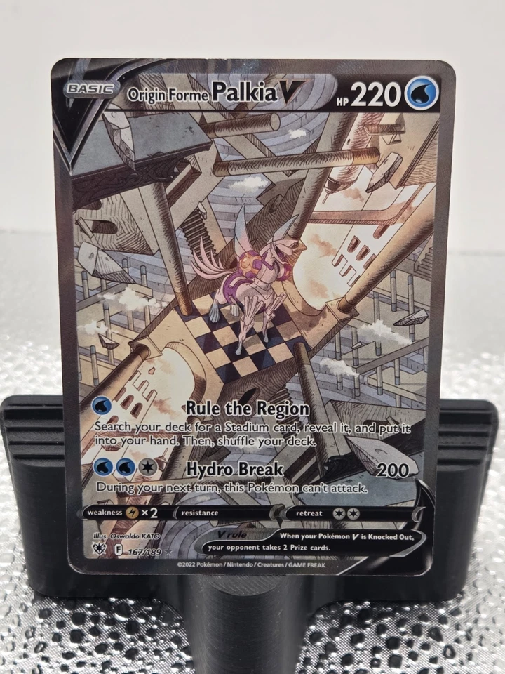 Origin Forme Palkia V (Alternate Full Art) 167/189 Swsh10: Astral Radiance Holo - Image 1 of 2