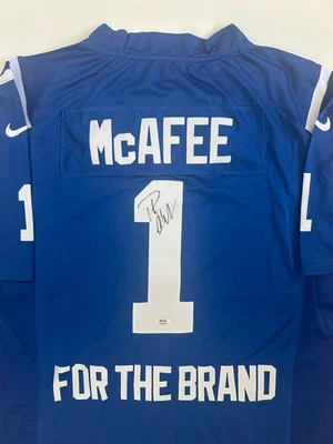 Pat McAfee Signed Autographed Indianapolis Colts Jersey Football PSA/DNA - Image 1 of 4