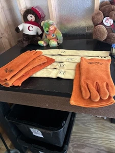 Guanti da Saldatura 3 Paia di Grandi Guanti Weld Pro 2 con 2 Maniche in Kevlar - Foto 1 di 4
