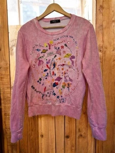 Iceberg Pink Long Sleeve Pullover Sweater for Women Size Large Made in Italy - Picture 1 of 9