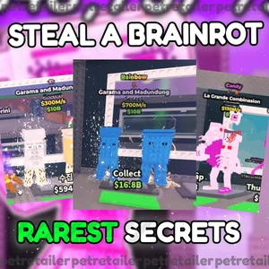 🔥 Purillas cerebrales más raras - todos los secretos más raros | ROBLOX Roba una puta cerebral - Imagen 1 de 9
