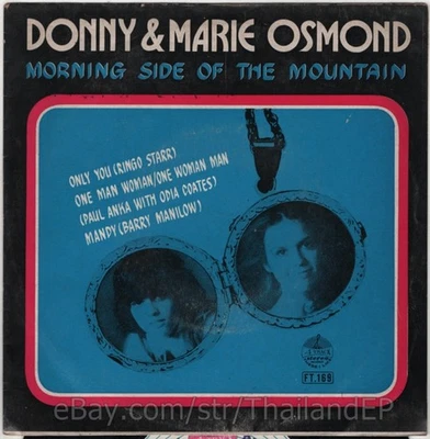 RINGO STARR /PAUL ANKA WITH ODIA COATES /DONNY AND MARIE OSMPND / EP 7" THAILAND - Image 1 of 3