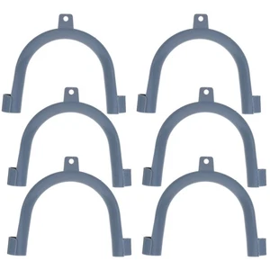  6 Pcs U-shaped Hook Clothes Washer Drain Hose Guide Drainage Pipe Bracket Clamp - Picture 1 of 20