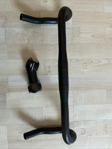 Rennrad-Lenker mit Vorbau aus Aluminium - Bild 1 von 4