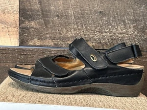 Spring Step Radiange Women Slingback Leather Ankle Strap Sandals Sz 7.5 - Picture 1 of 6