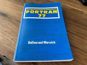 Fortran 77 Programming In Standard Vintage Computer Programming Book - Foto 1 di 2