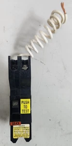 😎 FEDERAL PACIFIC 20 AMP GFCI CIRCUIT BREAKER 120 VAC 1 POLE NA120GF - Picture 1 of 7