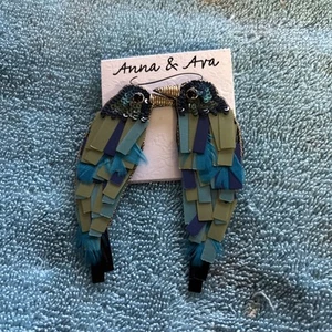 Orecchini vintage Anna & Ava uccellino, nuovi con etichetta - Foto 1 di 2