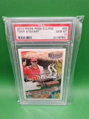 2010 Press Pass Eclipse - Anthology Tony Stewart #64 - PSA 10 - Image 1 of 2