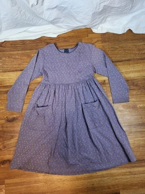 Vestido Modesto De Colección Lands End Niños Talla Pequeña Púrpura L/S Foto 1 de 4