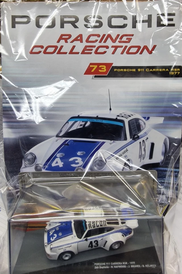 Porsche Racing Collection N73 911 Carrera RSR 1977 24h Daytona Nuova - Immagine 1 di 3