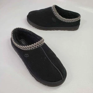 UGG Australia Tasman Slipper Men’s Shoes Size 10 US Black Suede Slip On - Picture 1 of 8