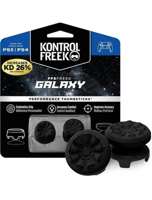 Kontrol Freek PS5 PS4 Performance FPS Thumbsticks Thumb Grips - Galaxy Black - Image 1 of 4