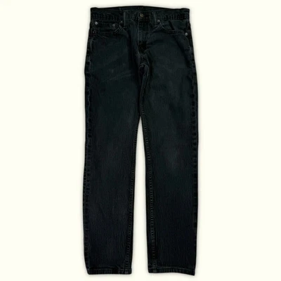 levi's Vaqueros W28/L30 Negro Muy bueno Hombres (s152) - Imagen 1 de 4
