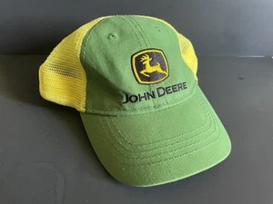 John Deere Toddler Green/Yellow Mesh Farmer/Trucker Snapback Adjustable Hat - Picture 1 of 4