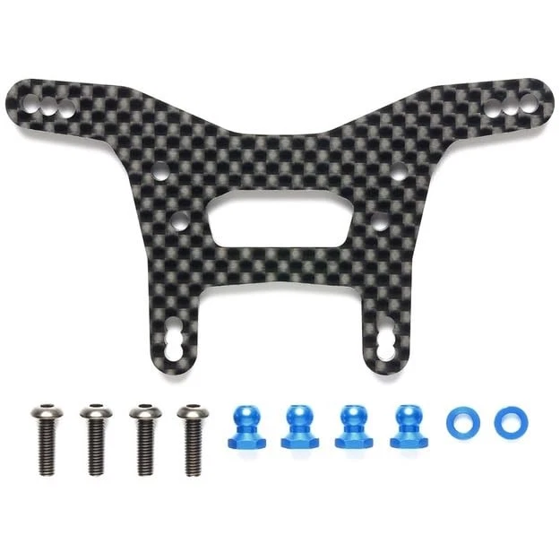 Tamiya 22057 XV-02 Carbon Damper Stay (Front) RC Car Part - Image 1 of 1