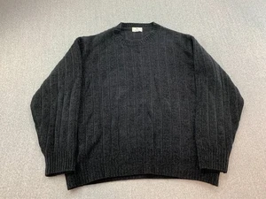 Zanella Made in Italy Sweater Men's M Black Classic Soft Business Cozy Warm Cool - Picture 1 of 14