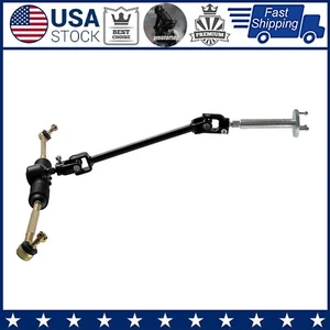 Steering Wheel Assembly Tie Rod Gear Rack Shaft Kit For Go Kart ATV Mini Bike US - Foto 1 di 13