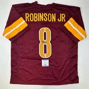 Autographed/Signed Brian Robinson Jr. Washington Burgundy Jersey PSA/DNA COA - Picture 1 of 4