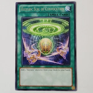 Hieratic Seal of Convocation - GAOV-EN056 - LP - Rare - Unlimited - Yugioh - Picture 1 of 2