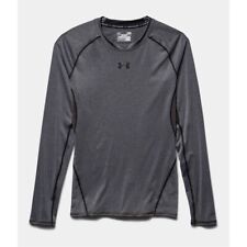 Under Armour HeatGear Long Sleeve UPF Compression Shirt Men's Gray SM 1257471