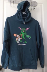 Vintage Faded Gremlins 1984 Green Sweatshirt Pullover Hoodie Size S - Picture 1 of 7