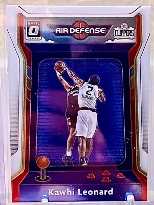 2020-21 Donruss Optic Kawhi Leonard Air Defense #4- Clippers - Image 1 of 2