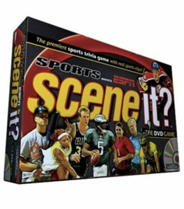 Scene It Sports The DVD Board Game Sports Trivia Powered By ESPN Sealed - Picture 1 of 3