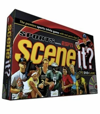 Scene It Sports The DVD Board Game Sports Trivia Powered By ESPN Sealed - Image 1 of 3