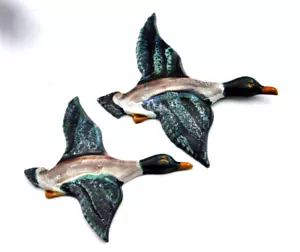 2 anciens canards en céramique A&C Cote d'azur France fixer au mur collection - Imagen 1 de 12