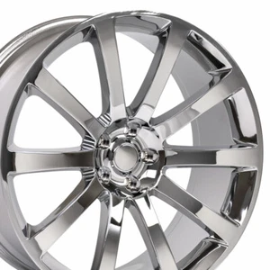 20x9 Wheels Fit Chrysler Dodge 300 SRT Chrome Rims 2253 SET(4) - Picture 1 of 5