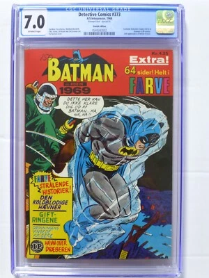 Detective Comics # 373, CGC 7.0, Danish Version - 2nd appearance of Mr Freeze! - Image 1 of 4
