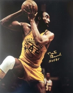 Signed 16X20 NATE THURMOND "HOF 85" Golden State Warriors Autographed Photo COA - Picture 1 of 1