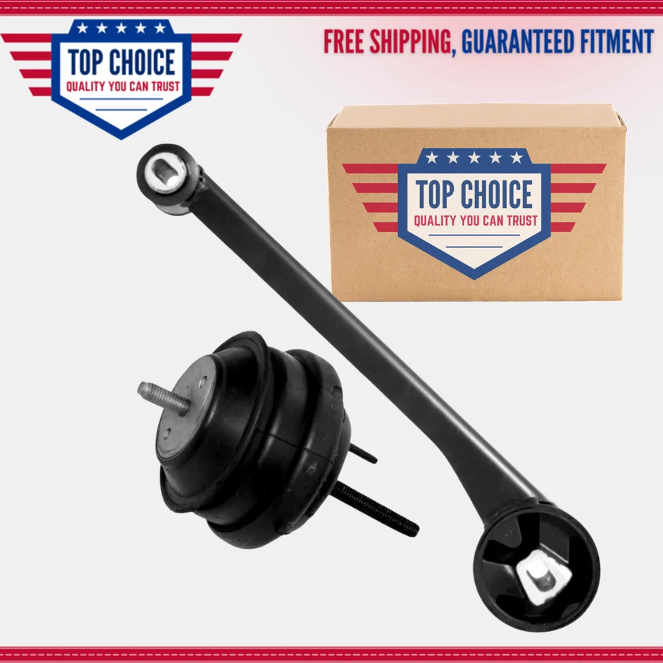 电机和扭矩支柱安装 2 件套 适合 06-11 别克 Lucerne 凯迪拉克 DTS 4.6L — 第 1/4 张图片