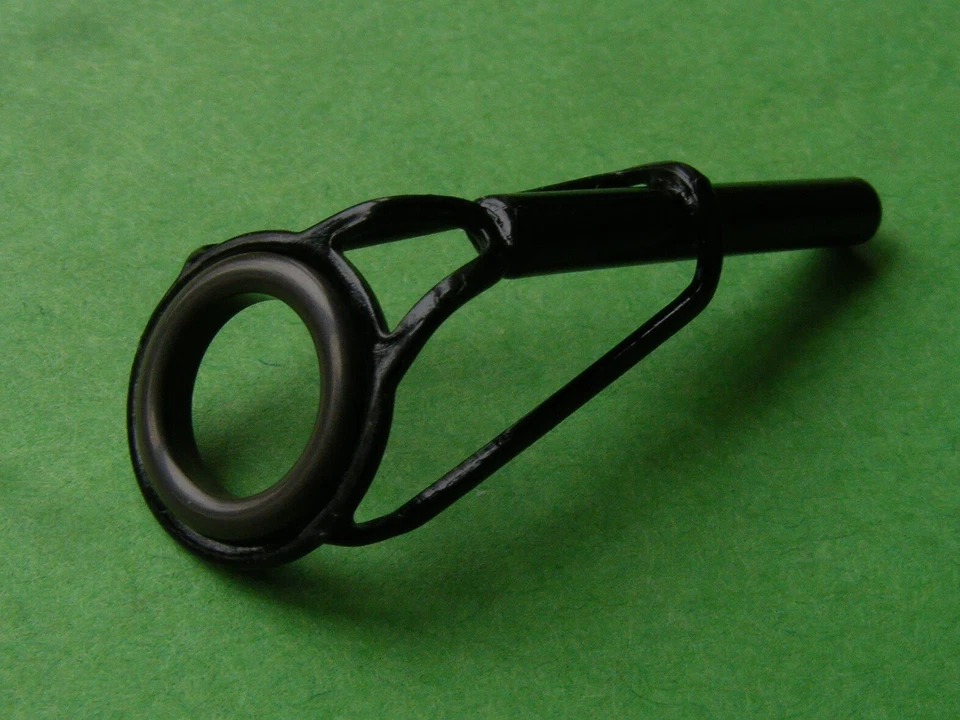 DHT Black Frame Rod Tip Eye Guide Carp Sea Fishing 6mm 8mm 10mm 12mm Ring - Image 1 of 1