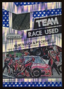 2016 Panini Prizm Nascar: Team Race Used Tire - Blue Flag Kurt Busch /75 - Picture 1 of 2