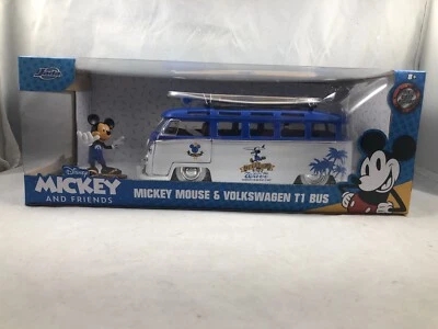 Autobús Jada 1:24 Mickey and Friends Mickey Mouse y Volkswagen T1 Foto 1 de 3
