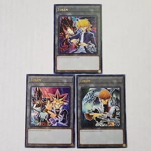 Kaiba, Yugi, Joey - LDK2 - 3 Card Token Set - Limited - Ultra- 2024- NM - Yugioh - Picture 1 of 7