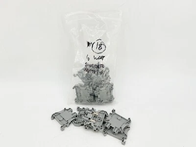 New Lot of 18 Schneider Electric NSYTRV42 Terminal Block Gray - Image 1 of 4