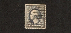 1908-09 U.S. Regular Issue 3c Washington D.L. Wkm Sc#333  Used Scarce - Picture 1 of 1