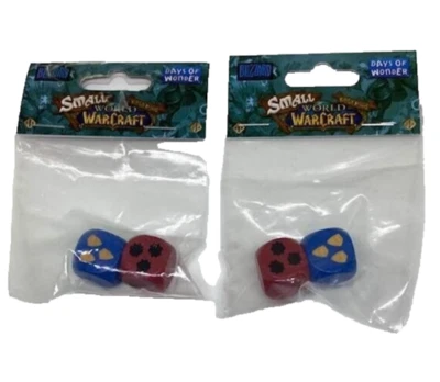 Small World Warcraft Dice Days of Wonder Red Blue Lot 2 Bags 9001-002 Brand New - Image 1 of 3