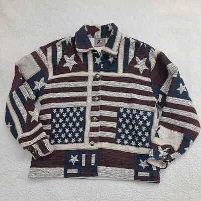 Don't Mess with Texas Jacket Womens Small Western American Flag Cowboys Dallas - Image 1 of 4